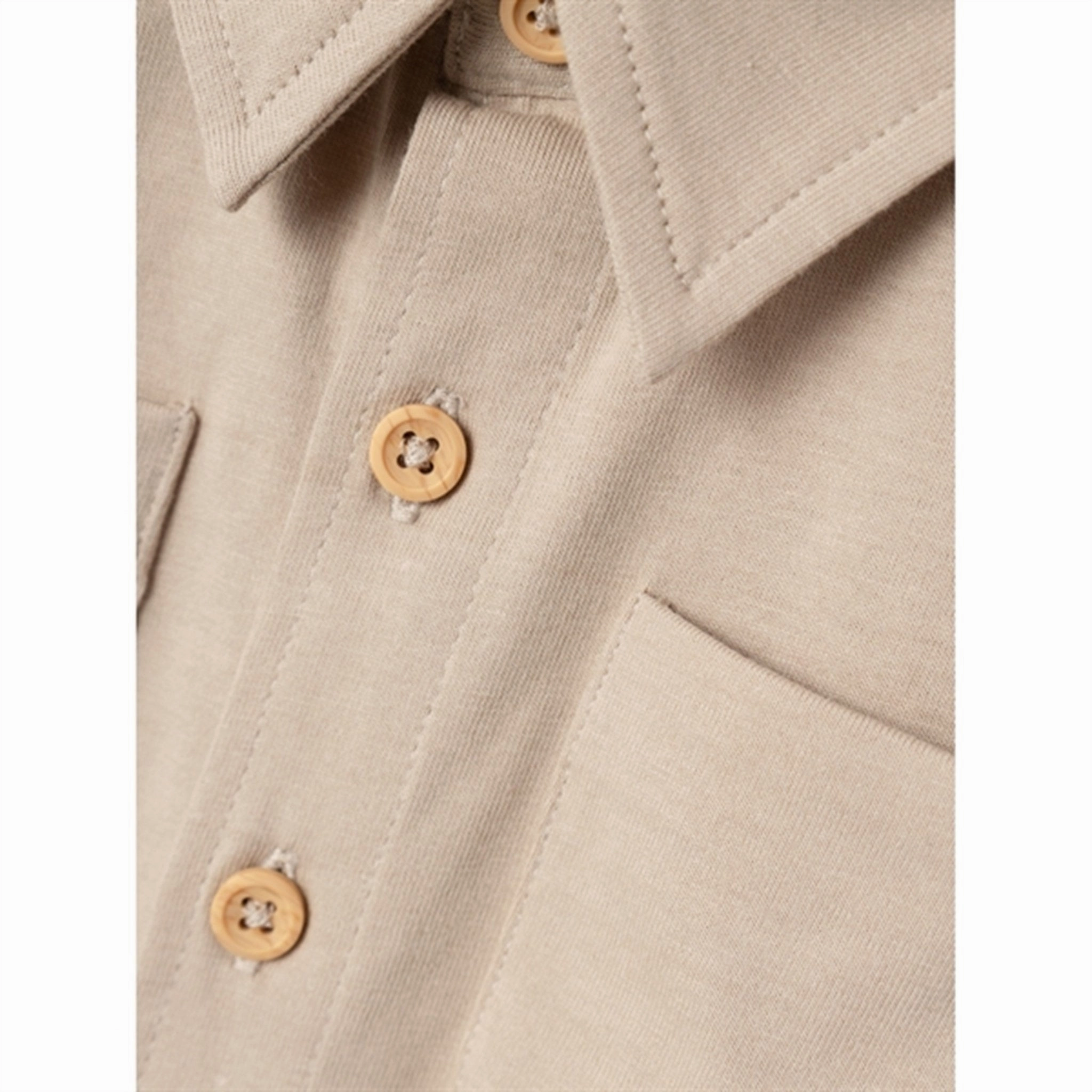 Business Meeting Name it Oxford Tan Ronald Jersey Shirt