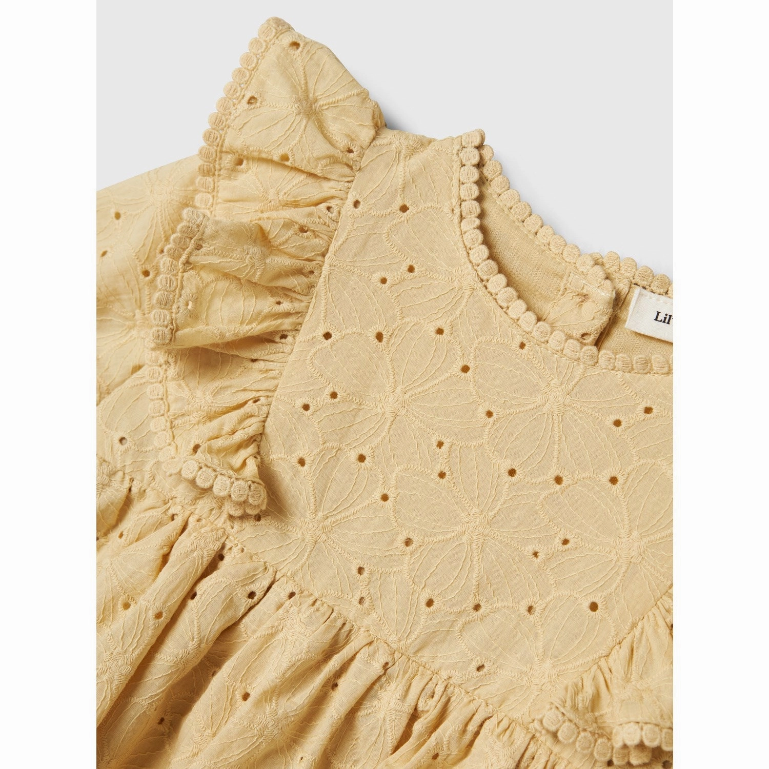 Lil'Atelier Sea Mist Nmffabioli Ss Loose Dress Lil Daytime Mood