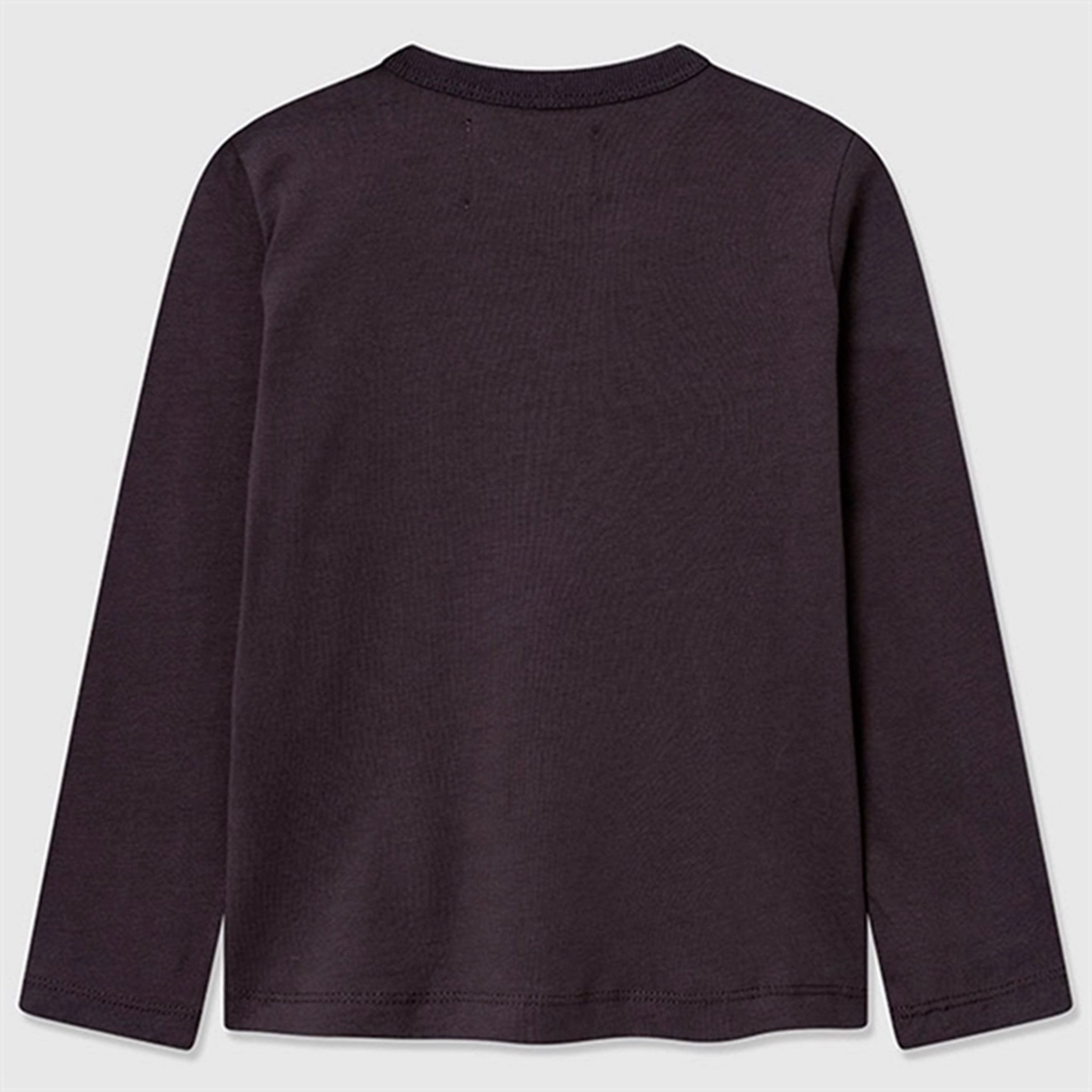 Layered Hemline Subtle patterns Wood Wood Black Coffee Kim Print Blouse