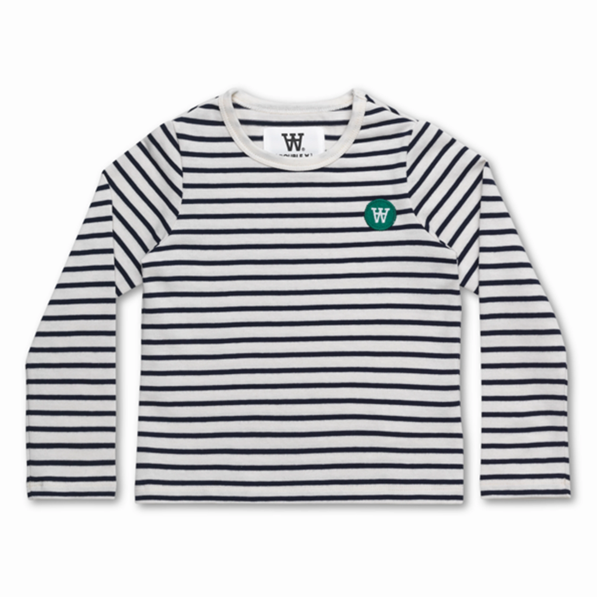 Camping Essential Wood Wood Double A Kim Blouse Off White/Navy Stripes