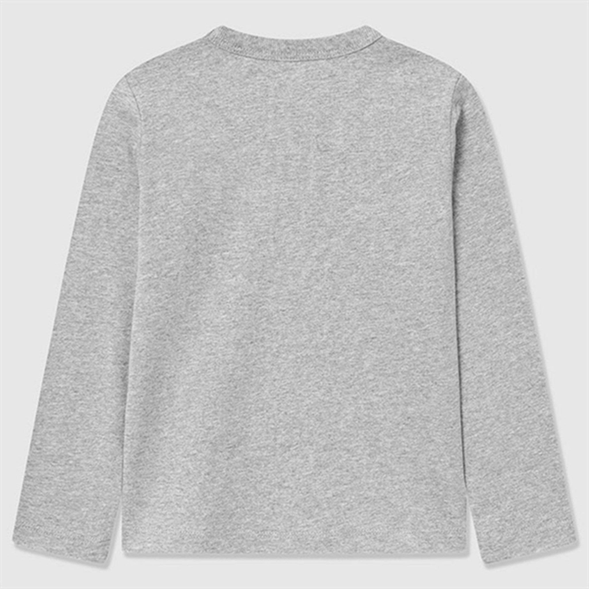 Premium Pima Cotton Wood Wood Grey Melange Kim Blouse