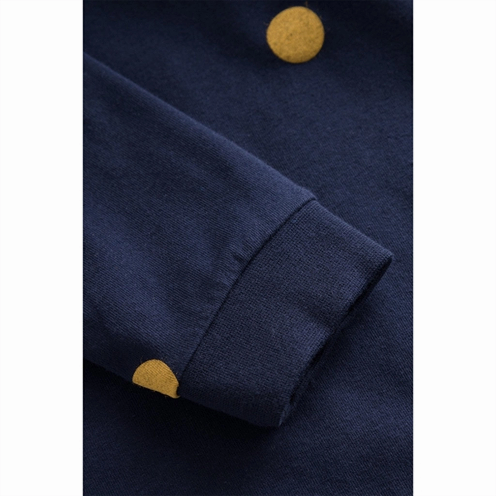Matte-finish Wood Wood Navy Aya Pois Dress