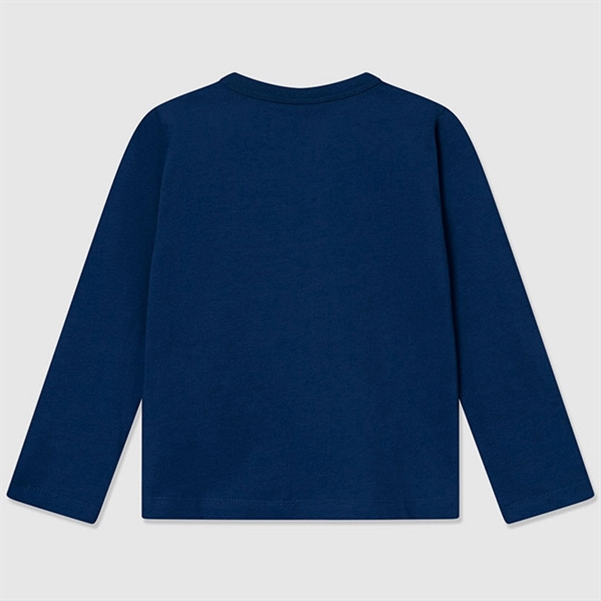 high-low hem Wood Wood Navy Kim Wizard Badge Blouse