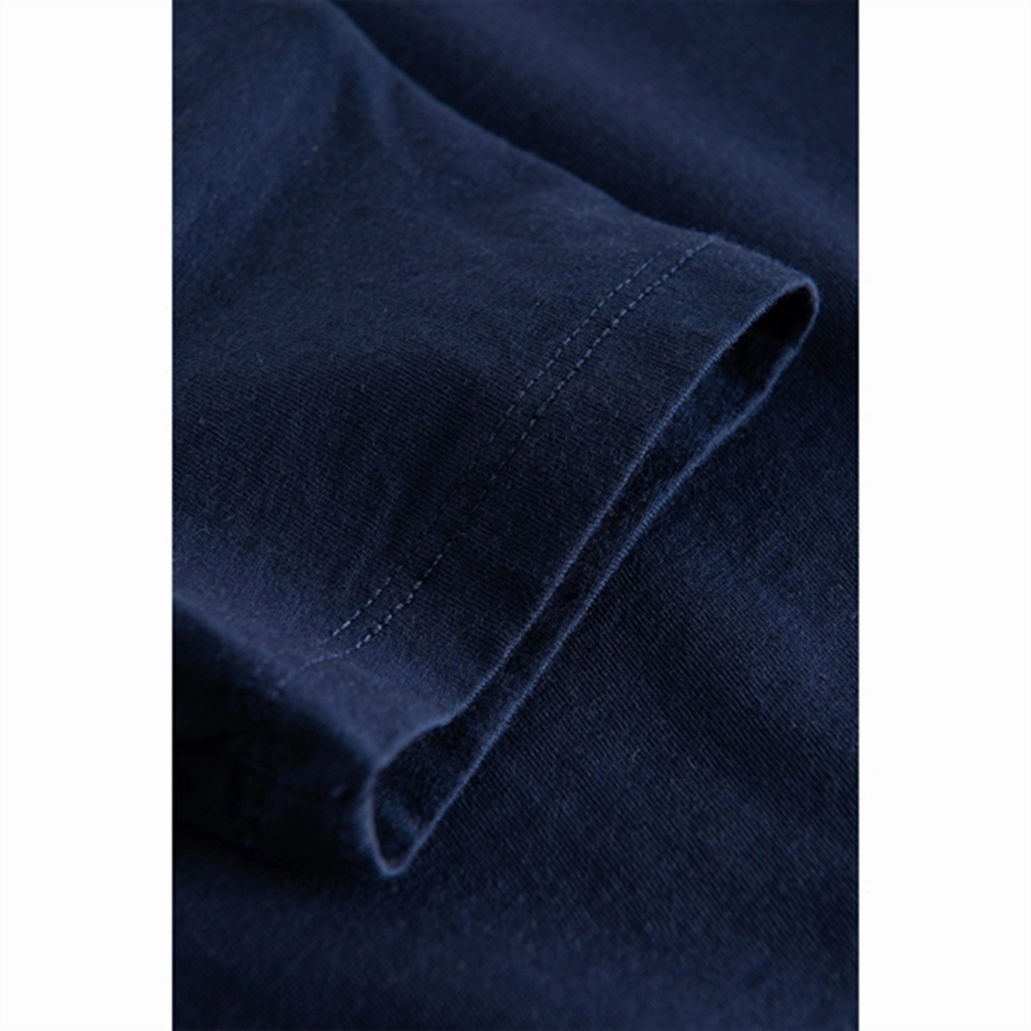 Wood Wood Navy Ola Arch Logo T-shirt Stylish and Cozy