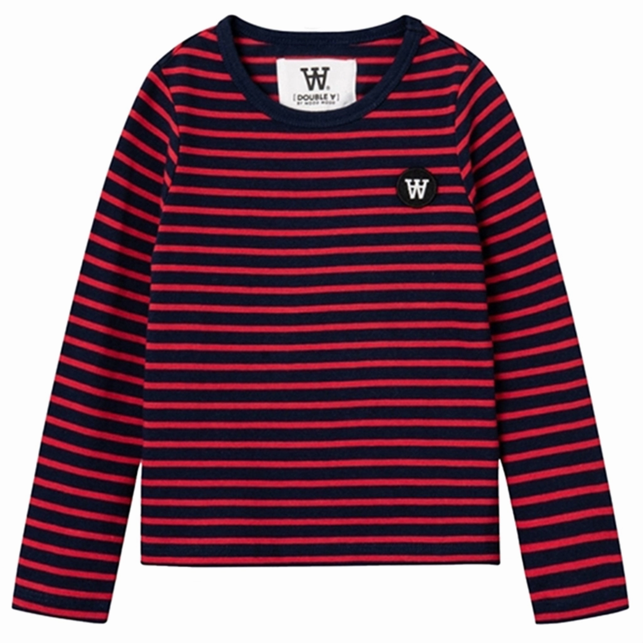 Wood Wood Navy/Red Stripes Kim Blouse Statement Piece