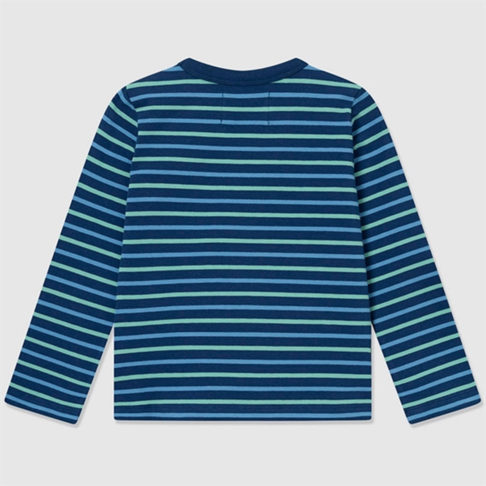 Wood Wood Navy stripes Kim Doggy Patch Blouse Layered Collar