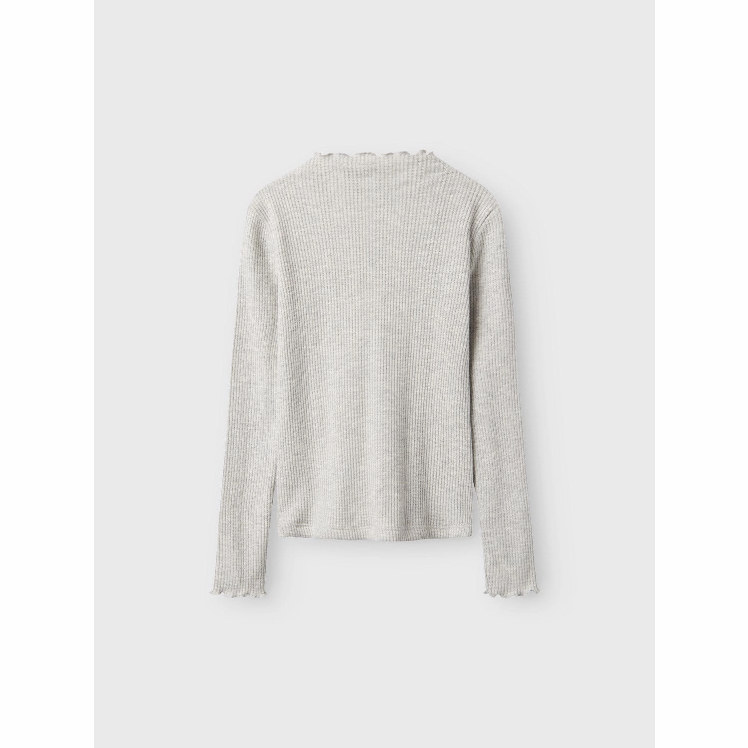 Name It Light Grey Melange Tulpu Blouse Custom Fit Oversized style