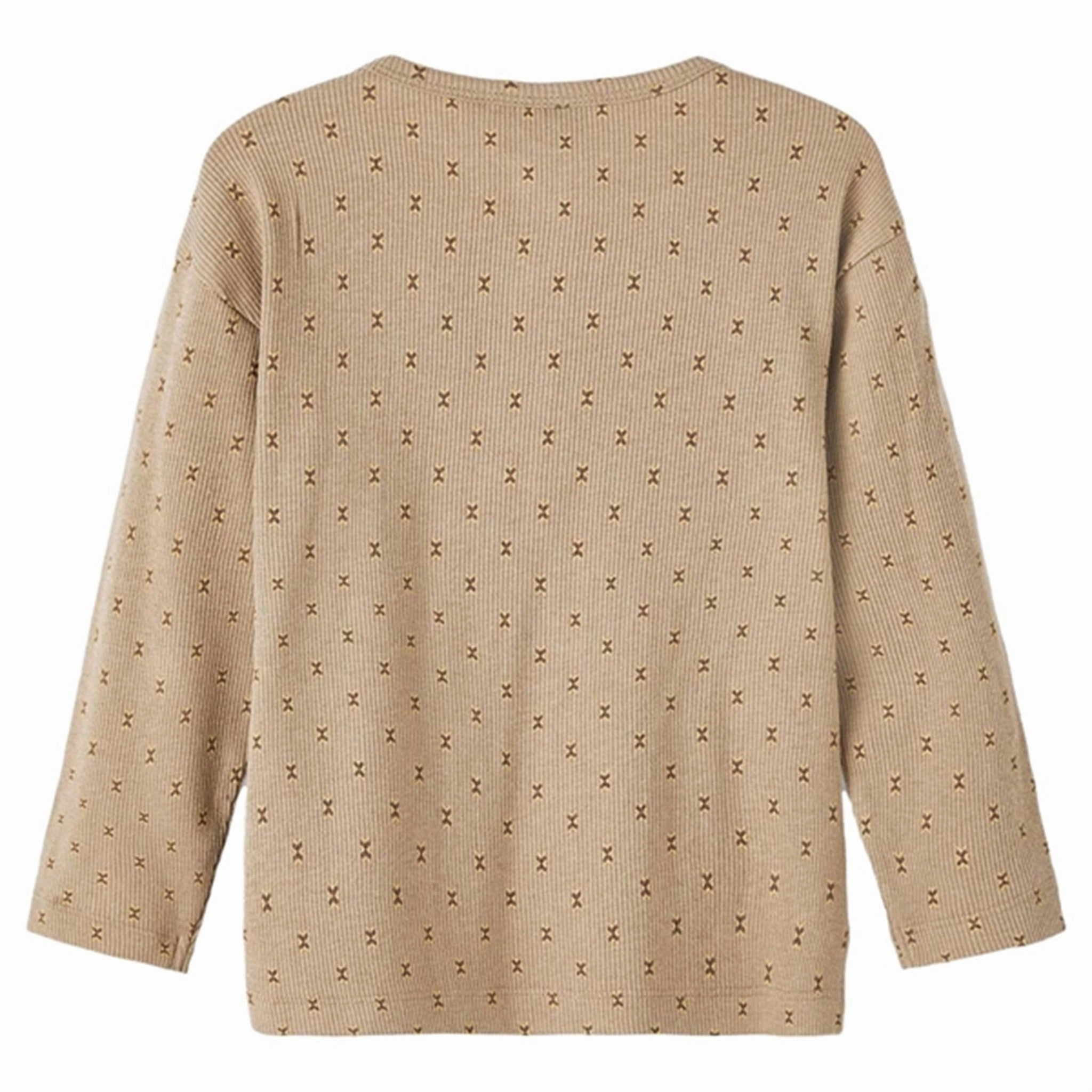 Textured Finish Earthy Palette Lil' Atelier Chinchilla Gago Loose Blouse