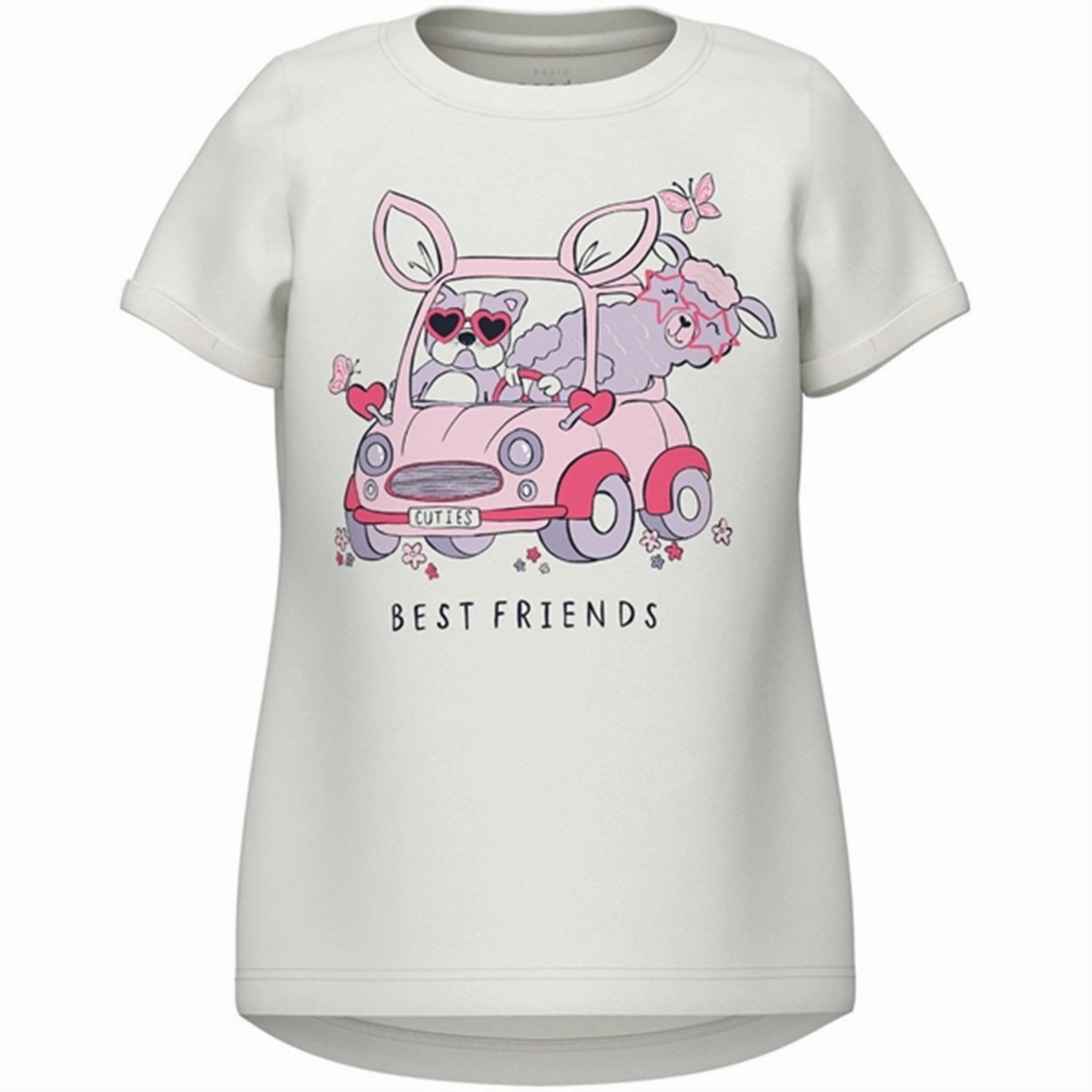 Name it Bright White Vix T-Shirt Streetwear Style