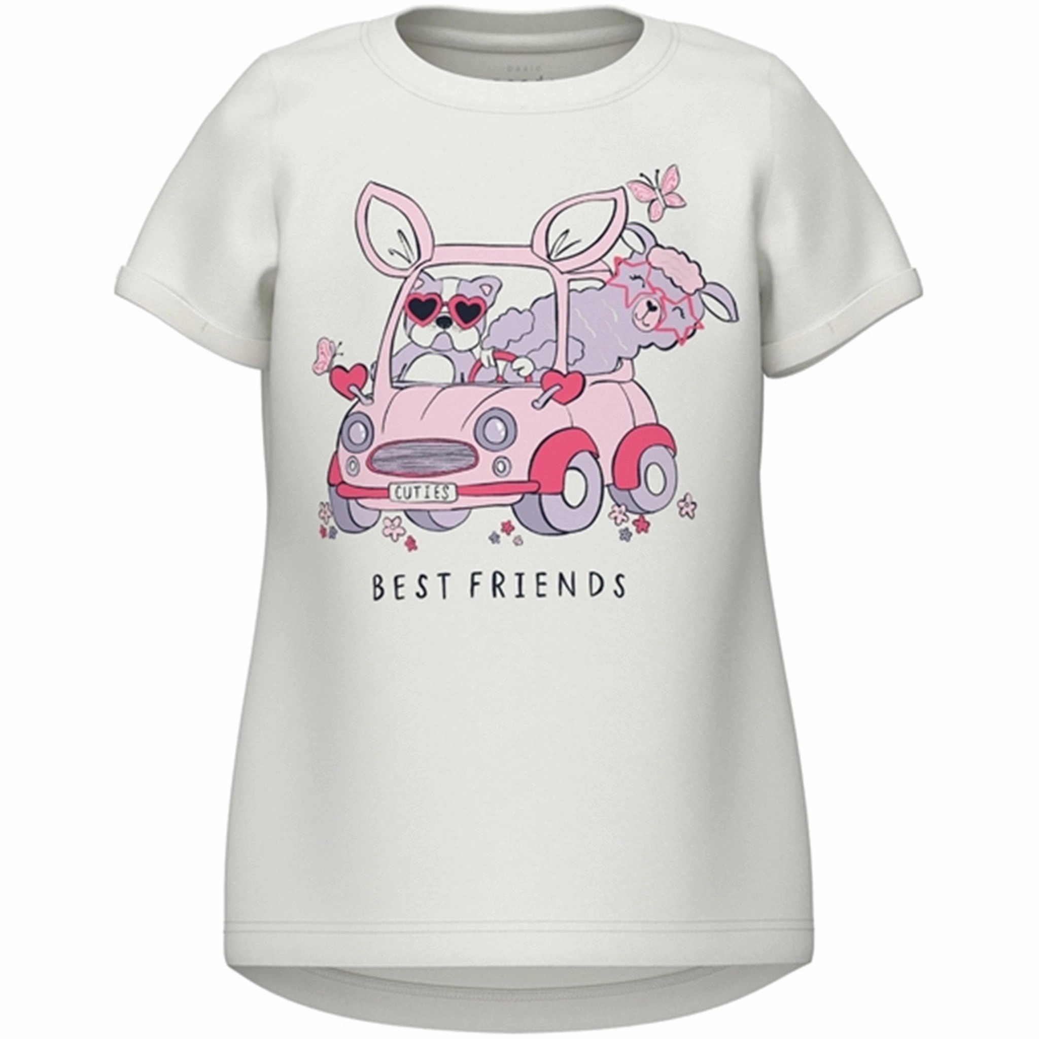 Name it Bright White Vix T-Shirt suitable for all genders