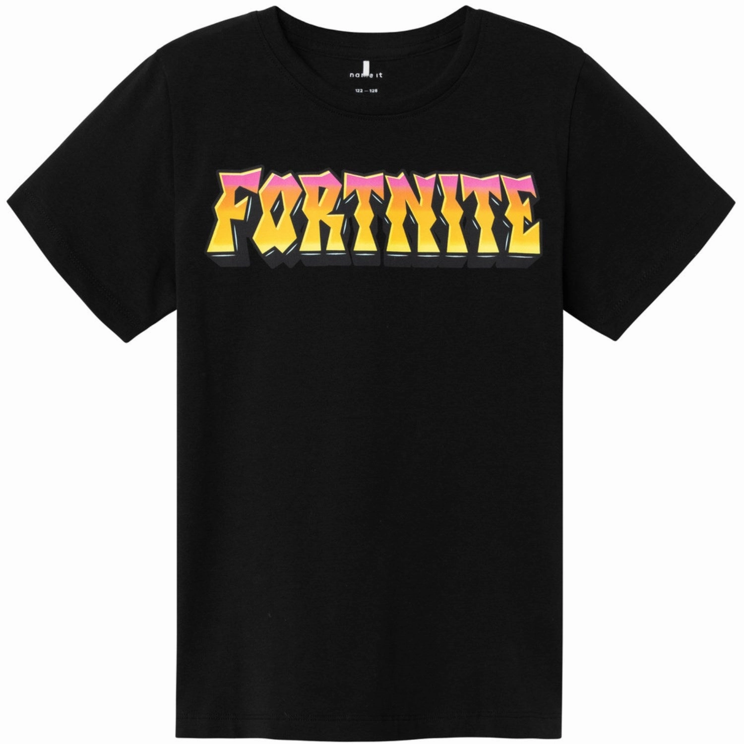 Name It Black Maois Fortnite T-Shirt FadeResistantPrint Effortless Fit