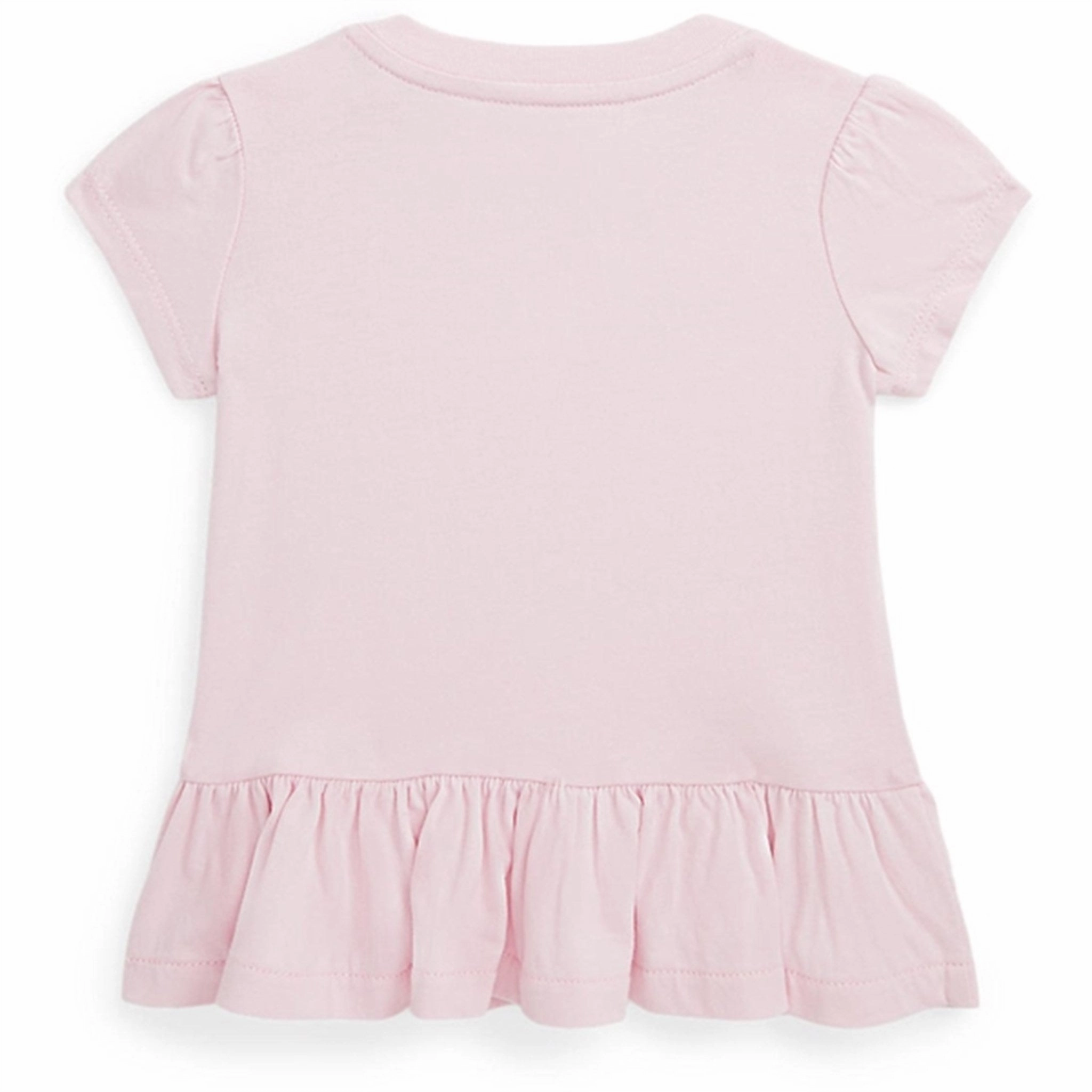 Ralph Lauren Baby Girl T-Shirt Hint Of Pink layerable Non-toxic