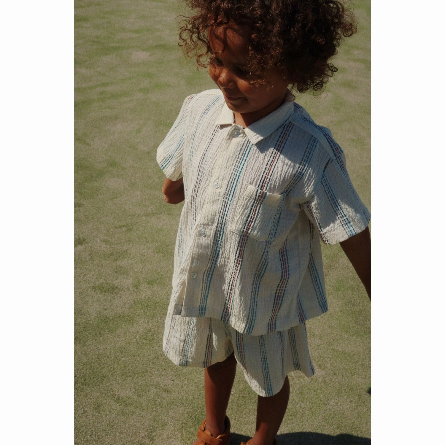 Konges Sl?jd Antique White Vincent Ss Shirt Gots Durable Quality Trendy Outfit