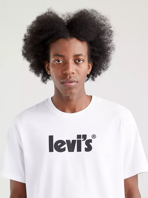 Levi's T-shirt vestibilit?? comoda 161430390 white Floral Print Effortless Comfort Wear