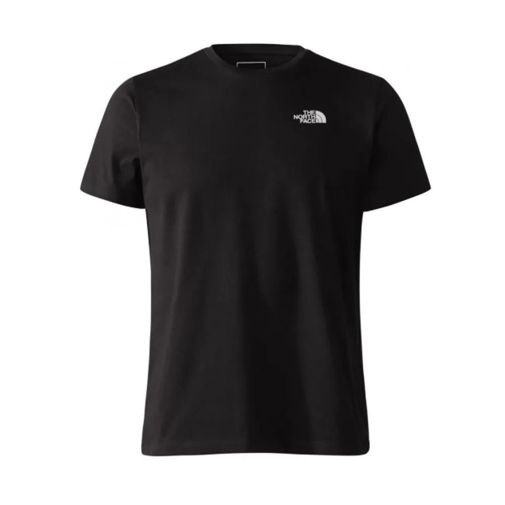 The North Face T-shirt da uomo manica corta Foundation Graphic Tee NF0A55EFUV11 black Versatile Style Trend loose fitting