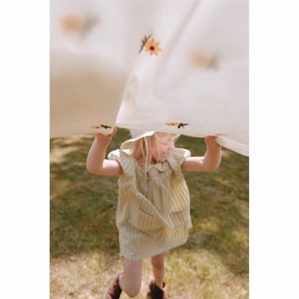 Bold colors Romantic Mood Fl?ss Stella Dress Lime Gingham