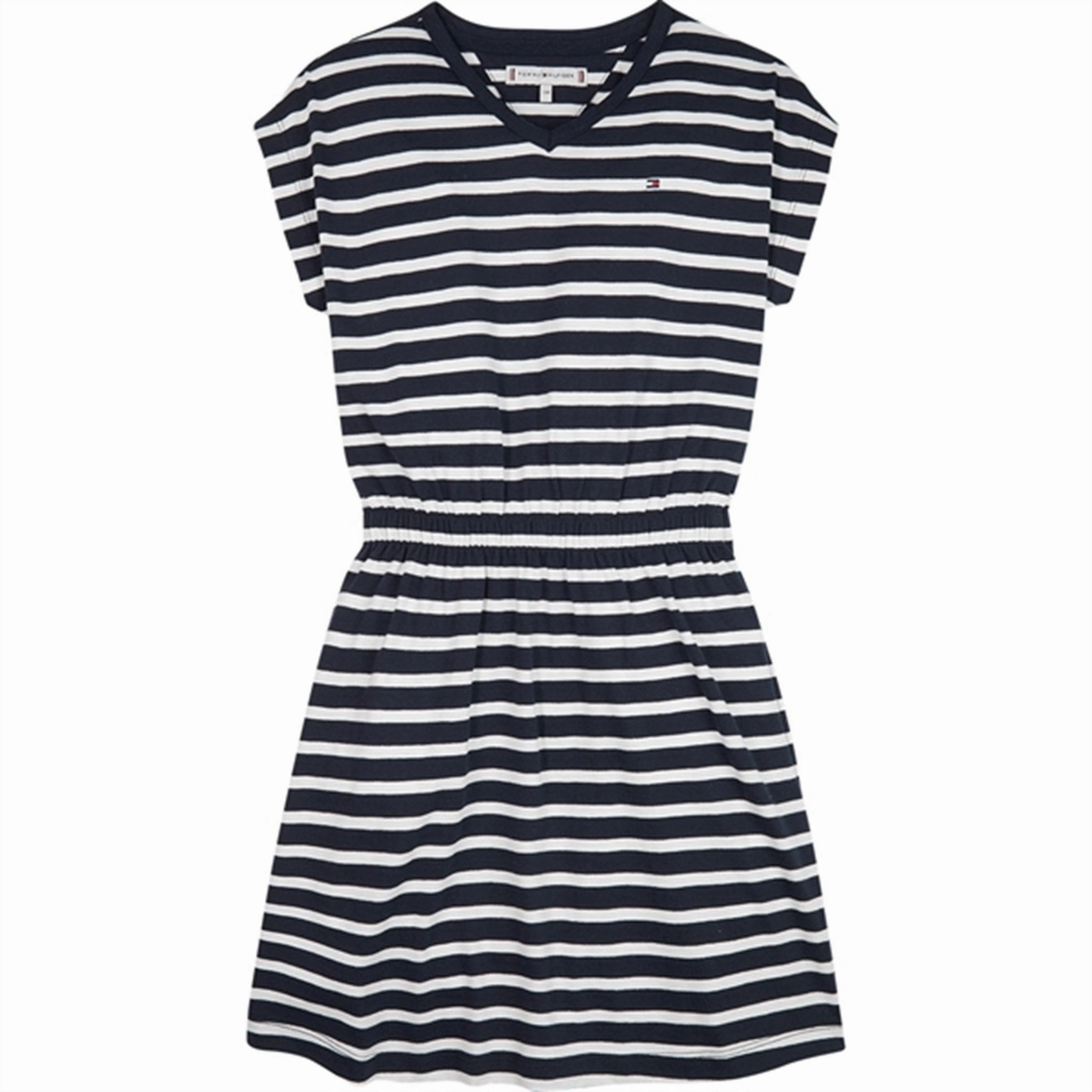 Bodycon-Fit Neutral Finish Tommy Hilfiger Breton Stripe Dress Desert Sky Stripe