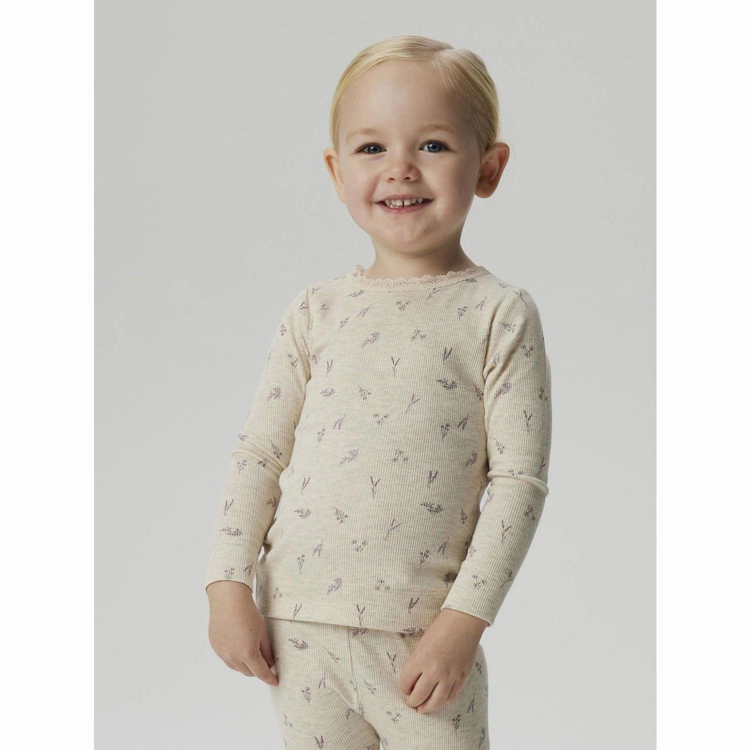 Sheer Panel Moisture Management Tech Name It Peyote Melange Small Flower Dabua Blouse