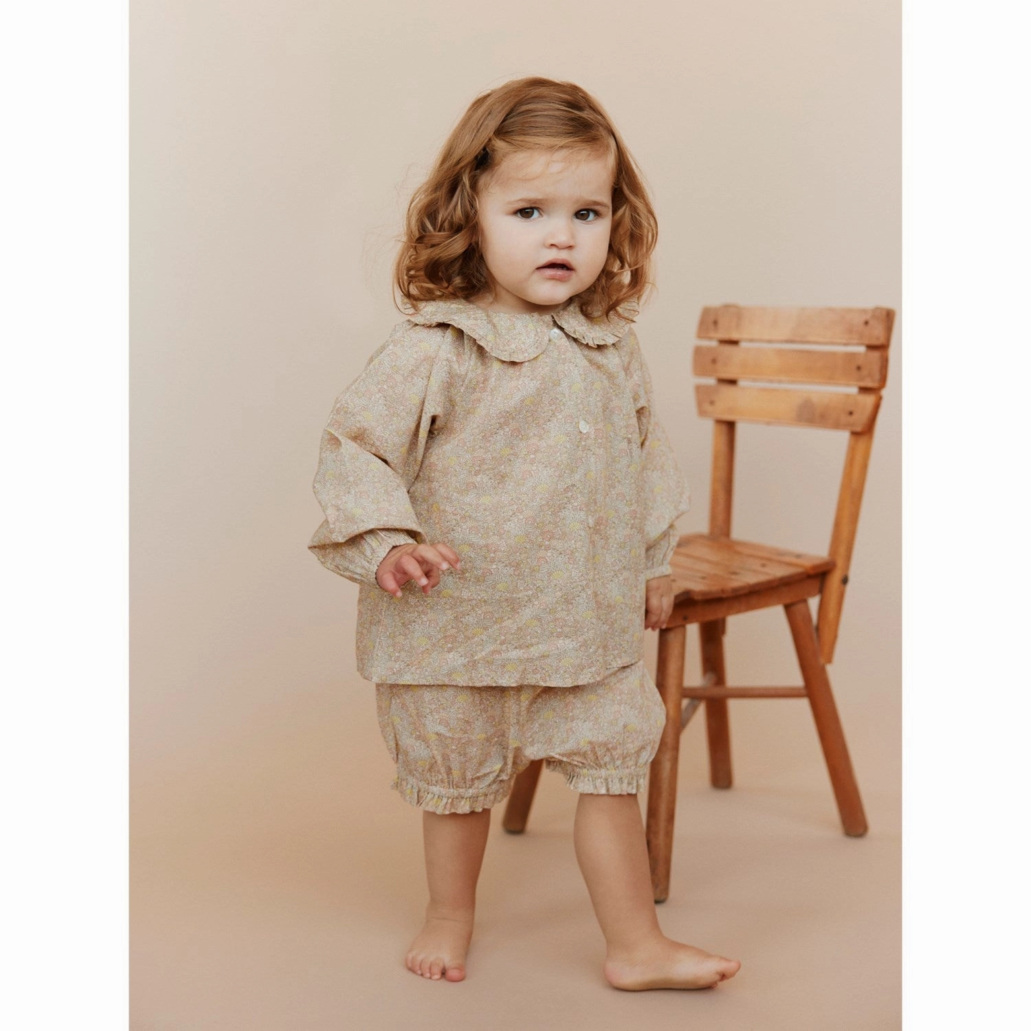 Sofie Schnoor Rose W Yellow Ingasb Blouse Work Appropriate Bold Prints