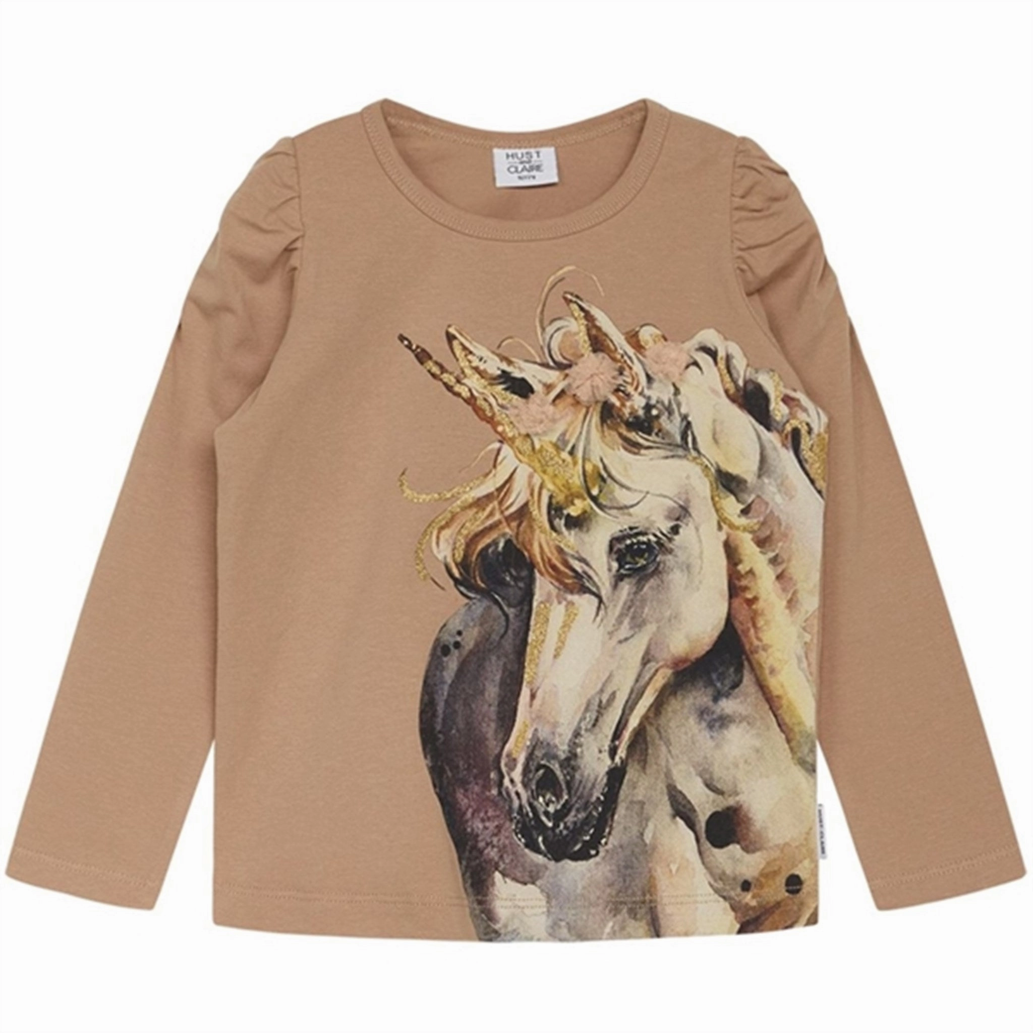 Hust & Claire Mini Caf?? Rose Angela T-shirt Reinforced Hems Soft Collar Design