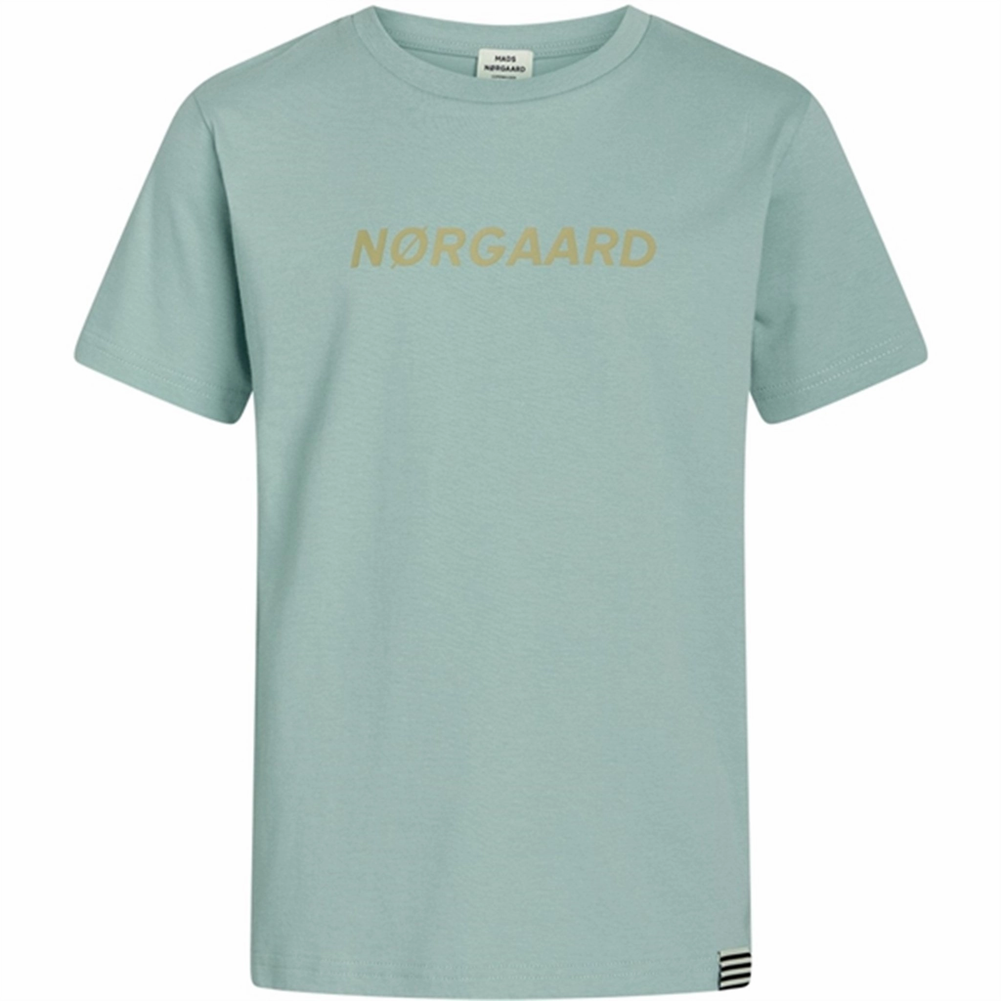 Mads N?rgaard Printed T-Shirt Thorlino T-Shirt Aquifer Street Trend Look Elegant