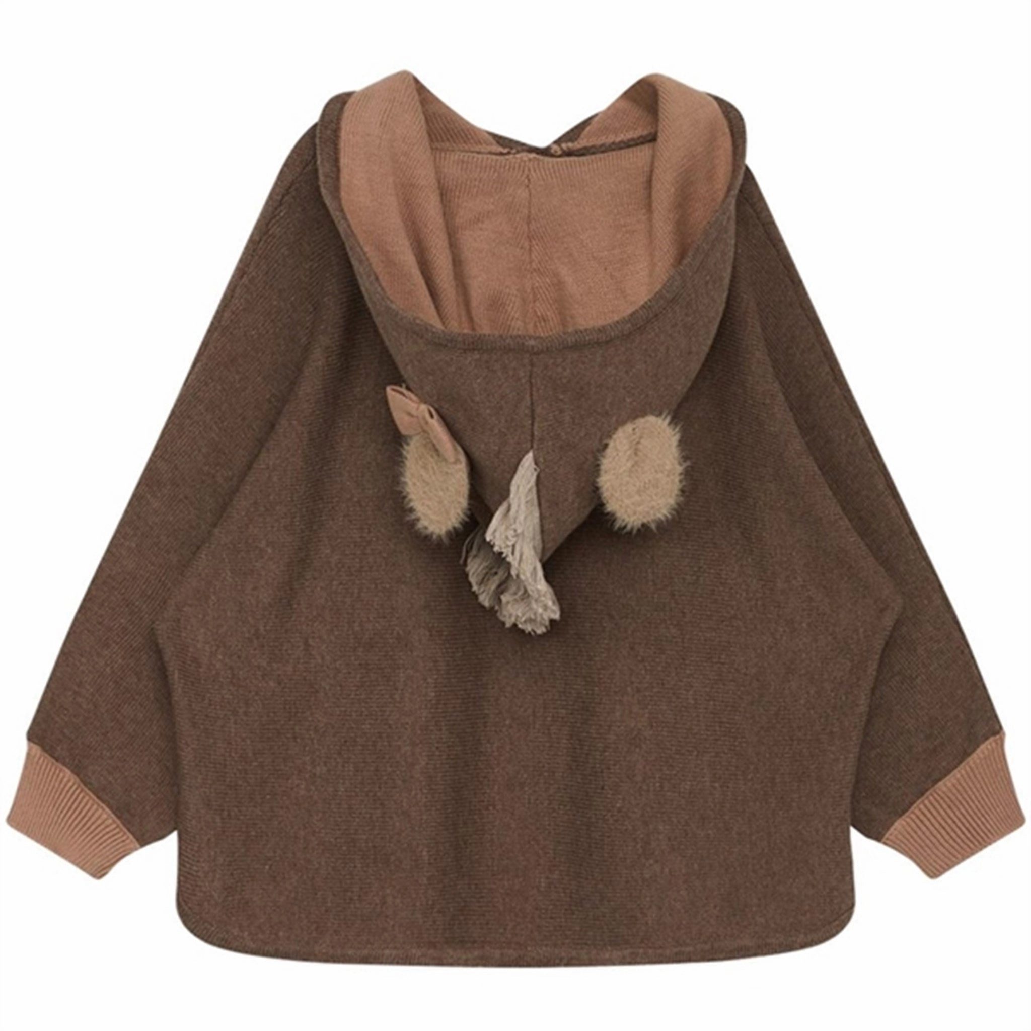 Designer Touch Hust & Claire Mini Toffee Melange Poppy Poncho