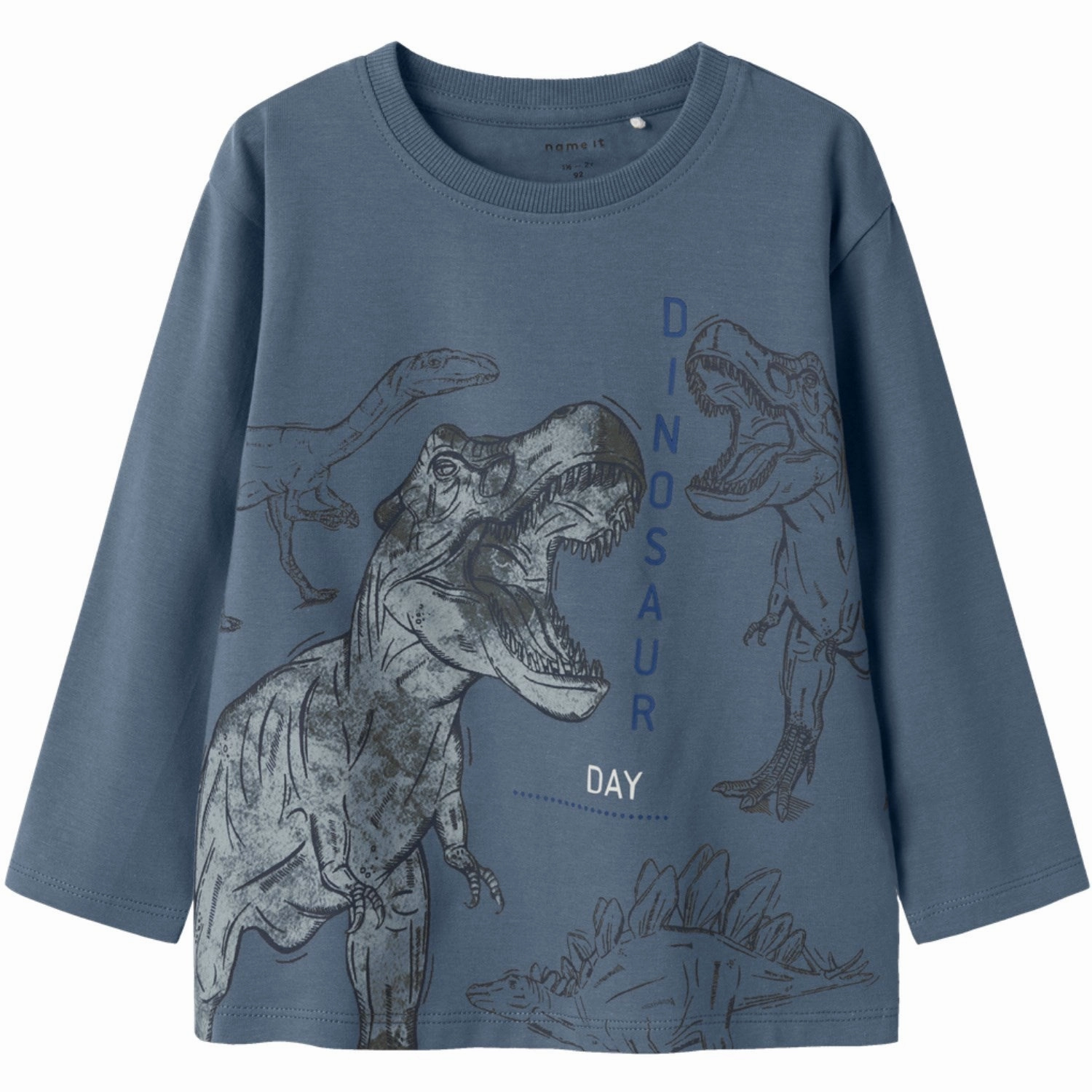 Quick Release Placket Name It China Blue Benjamino Regular Blouse