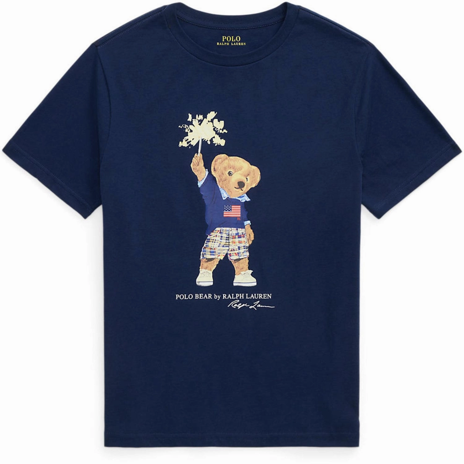 Layering Fashion Bold and Comfortable Polo Ralph Lauren Pf24 Spring Navy Hyannis Bear T-Shirt