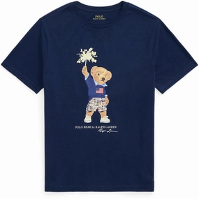 Perfect for Travel Effortless Comfort Polo Ralph Lauren Pf24 Spring Navy Hyannis Bear T-Shirt