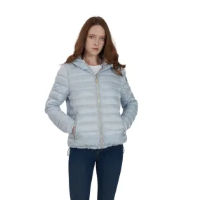 suitable for cultural festivals suitable for volunteer work Yes Zee giubbino con cappuccio da donna trapunta orizzontale 1002 J454 M600 0707 celeste