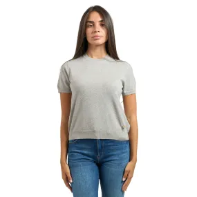 No Slip Shoulder Design Yes Zee Maglia a Manica Corta 1040 M101 0819 Grigio