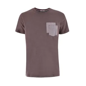 Light Comfort Style sports performance Yes Zee maglietta manica corta da uomo con taschino 0712 T736/S500 0232 cioccolato