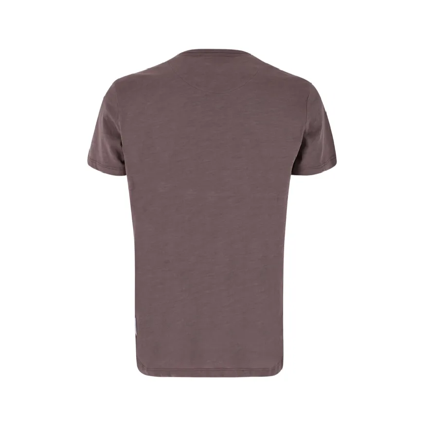 Yes Zee maglietta manica corta da uomo con taschino 0712 T736/S500 0232 cioccolato Basic Wardrobe Piece