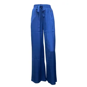 Yes Zee pantalone da donna morbido con coulisse in vita 1455 bluette Abrasion Resistant Fabric Travel Friendly