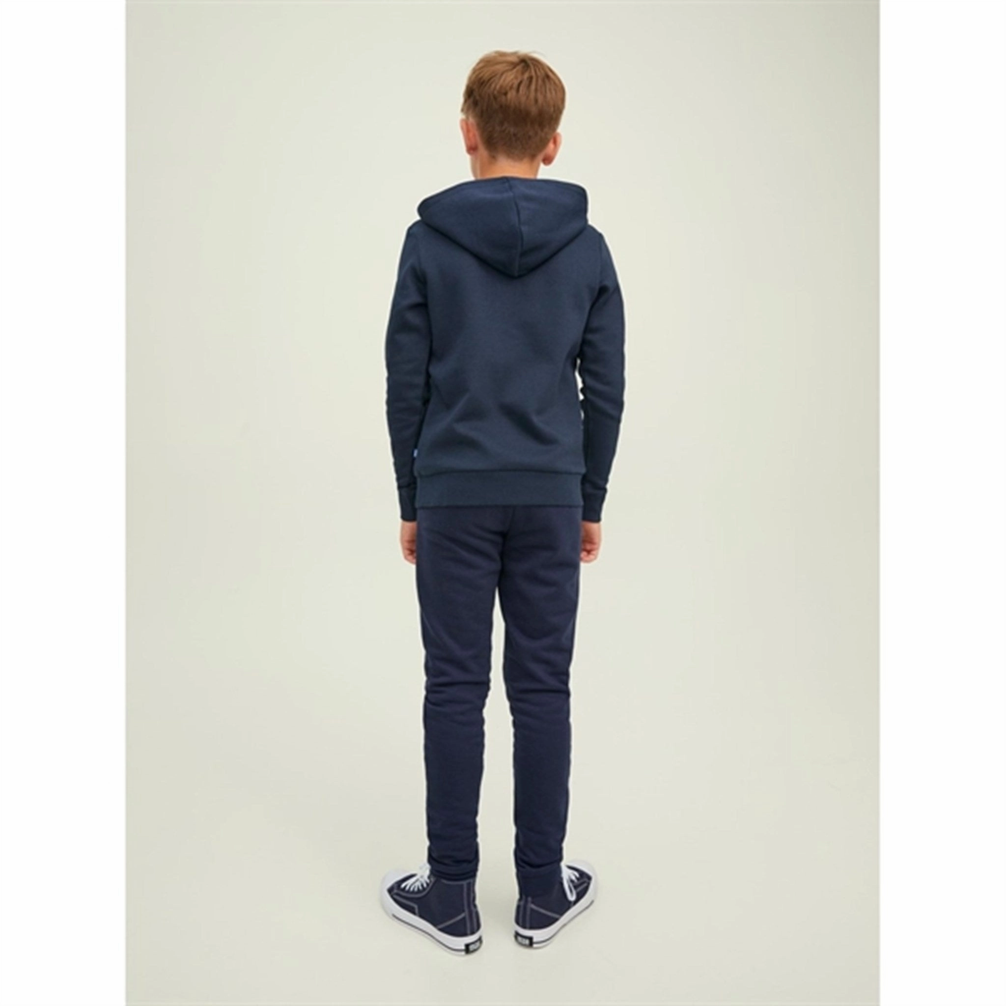 Jack & Jones Junior Navy Blazer Logo Sweat Hoodie Noos Outdoor Style friends gathering