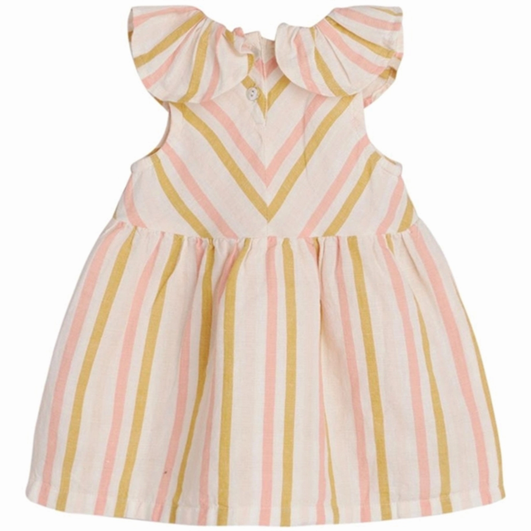 Runway-Ready Sheer Light Hust & Claire Baby Kastanje Kjole White