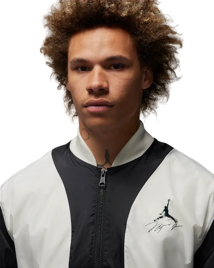 Jordan giacca da uomo Flight MVP FB7032-133 bianco-nero Padded collar