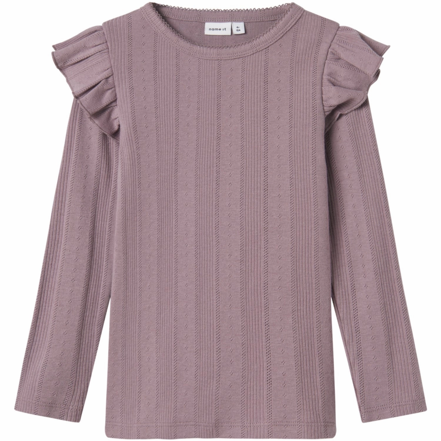Name It Elderberry Julia Slim Blouse Noos Odorless Binding Tape Airflow Ventilation System