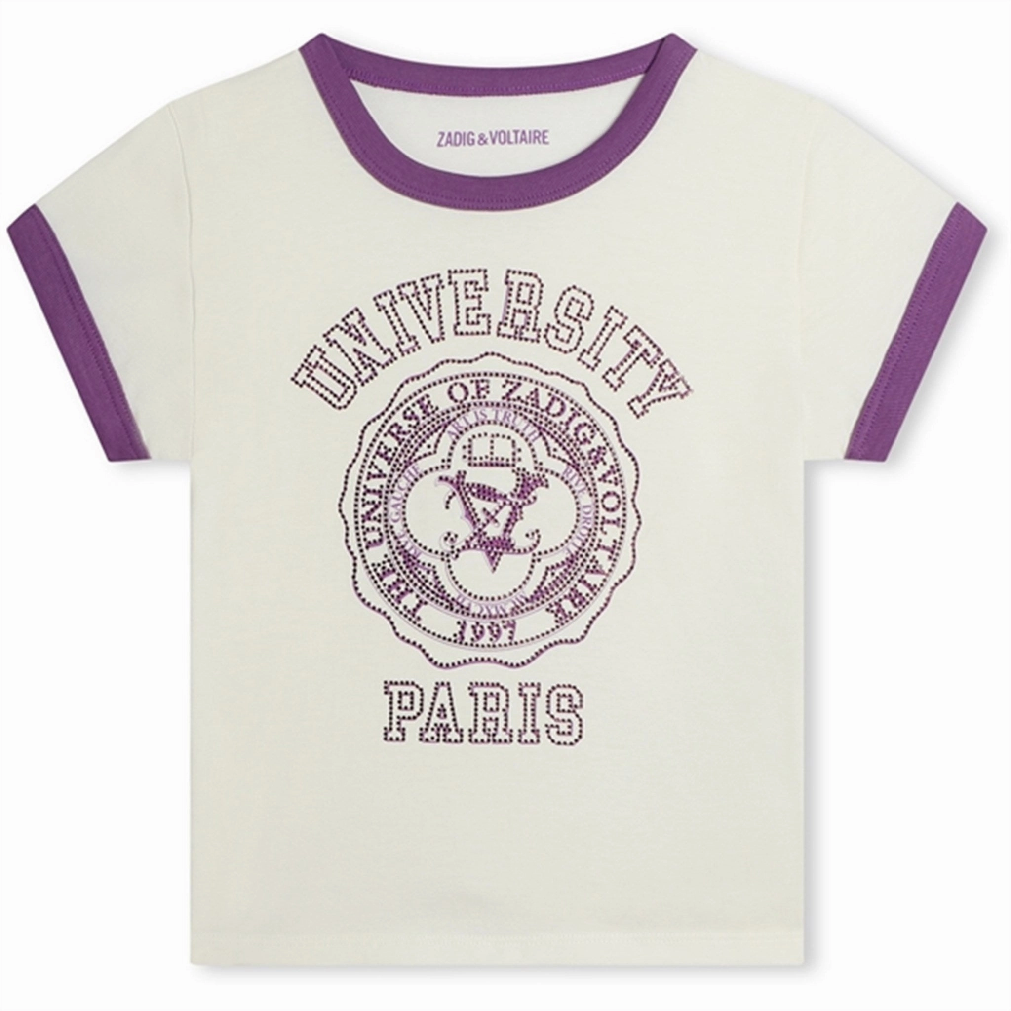 Zadig & Voltaire Cream T-shirt Modern innovation Thermal regulation