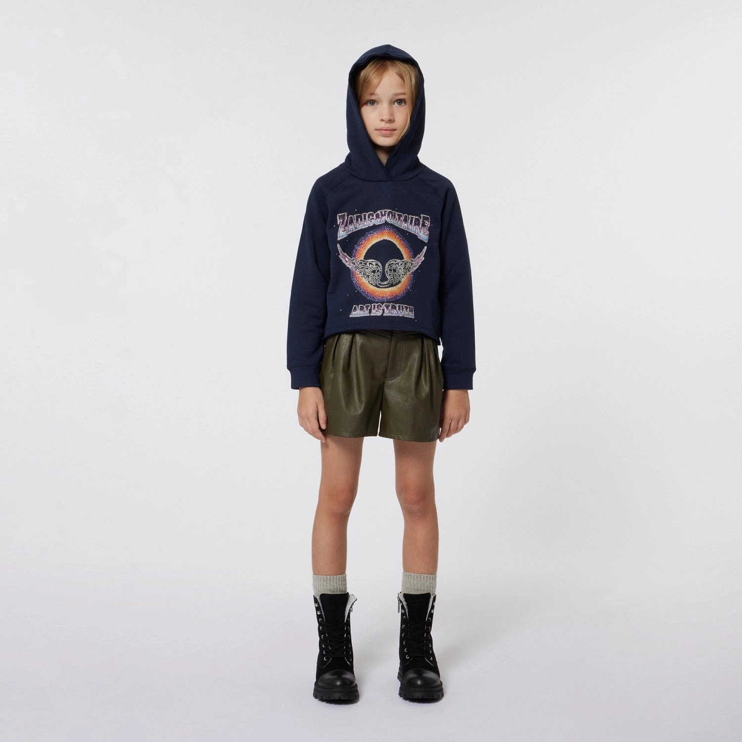 Zadig & Voltaire Night Hooded Crewneck Goat like Mass market appeal