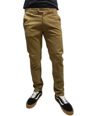 Zero Construction pantalone casual da uomo con tasche America Beddy BED040 2394 BEDDY/6SP tabacco Street Inspired