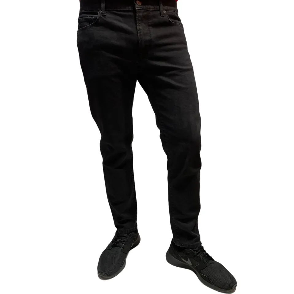 Sophisticated Look ReinforcedStitching Zero Construction Pantalone Jeans 5 tasche da uomo Oric nero