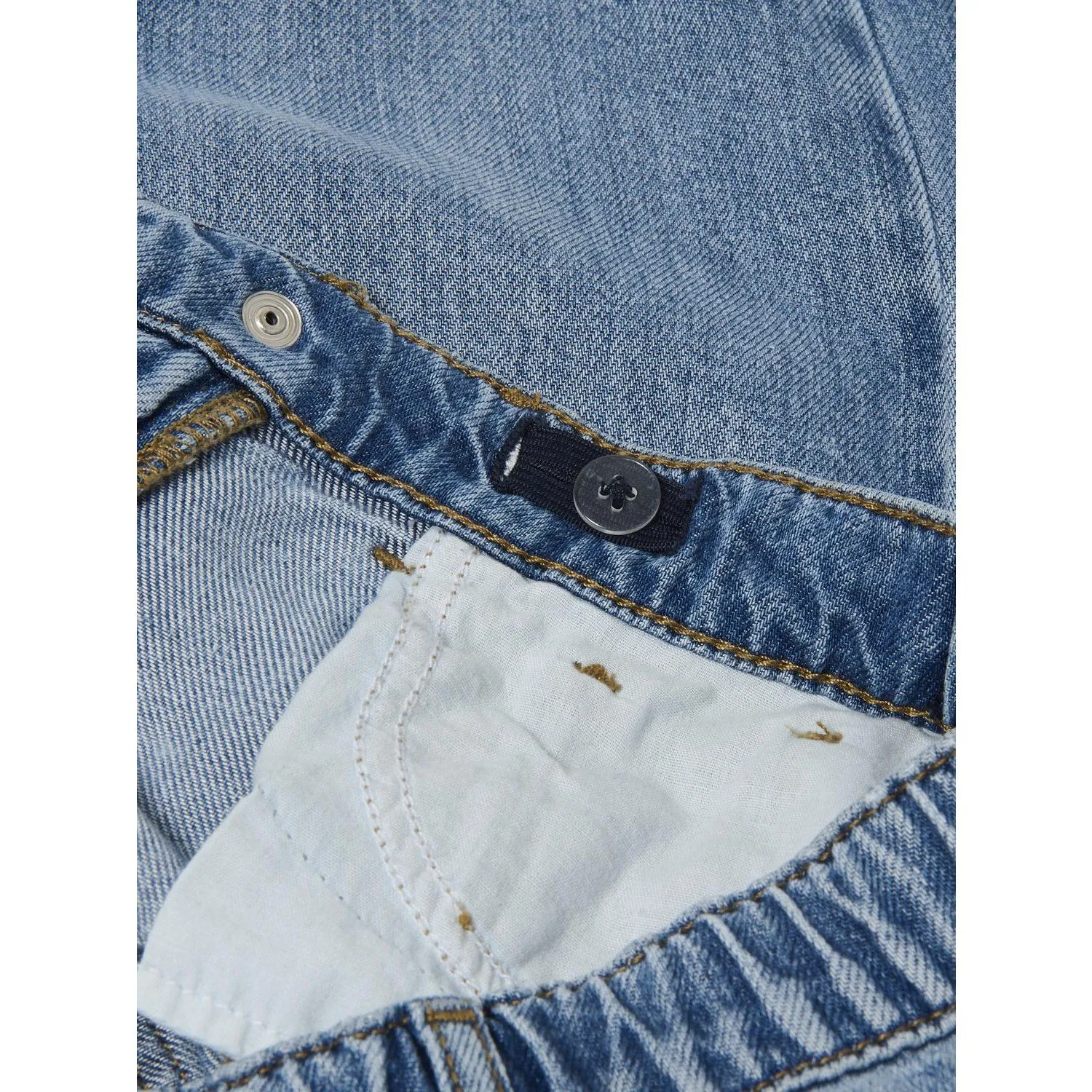 kids ONLY Medium Blue Denim Bella Wide Slouchy Denim Jeans Fitted Comfort Neutral Loose