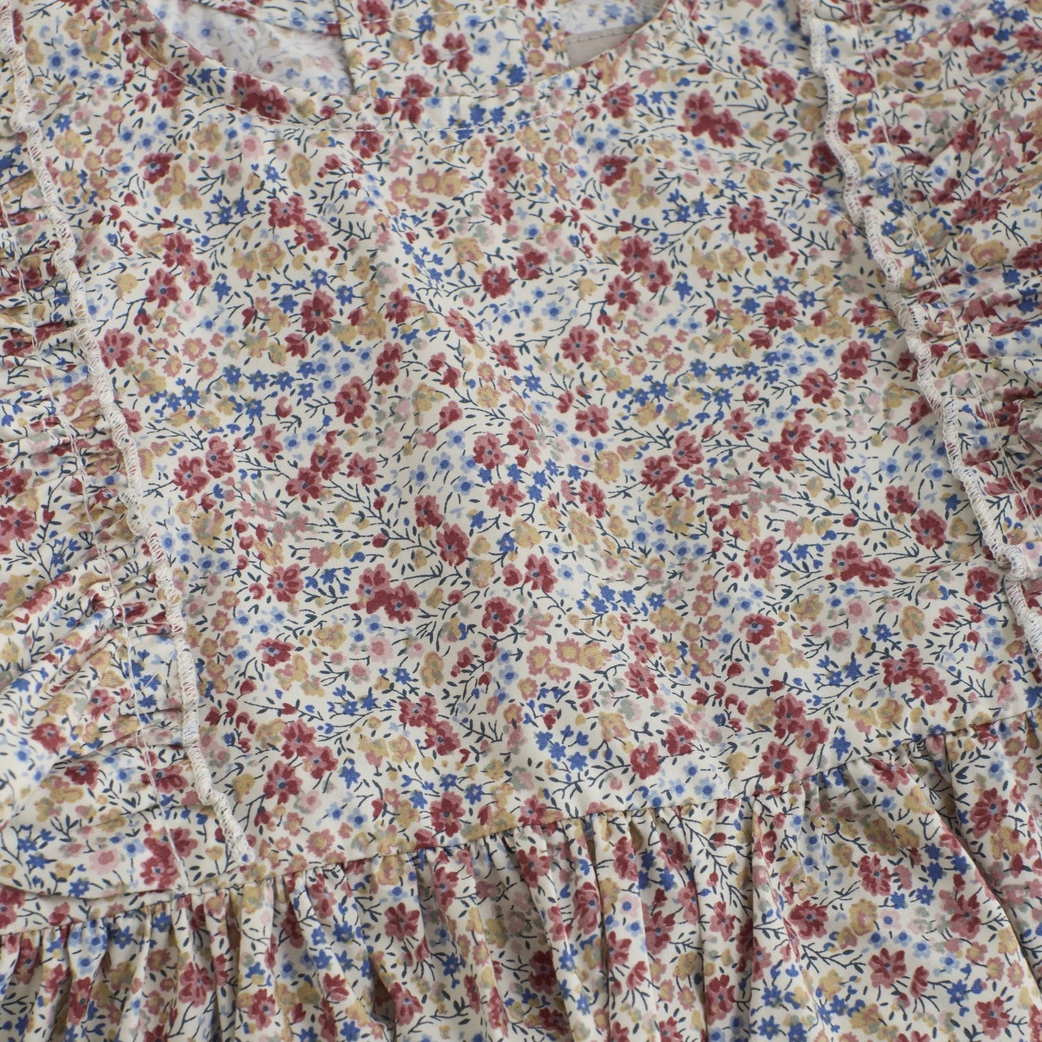 Light Volume Huttelihut Sepia Rose Dress In Liberty Fabric