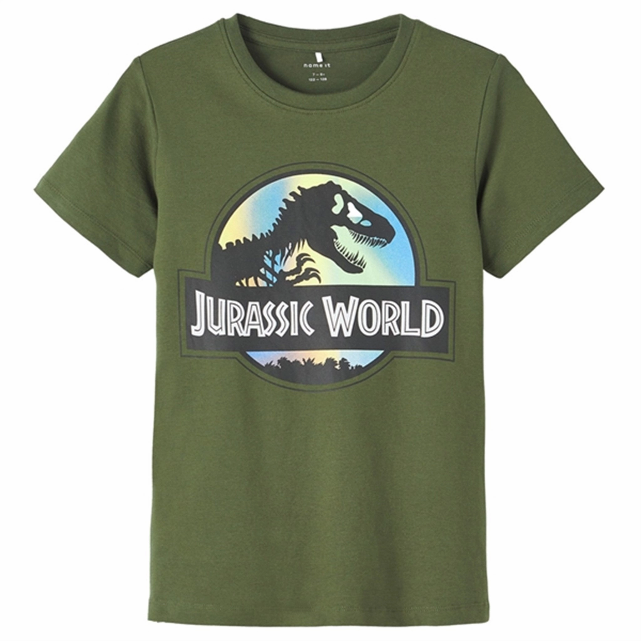 AllSeasonWear Yoga class Name it Rifle Green Jens Jurassic T-Shirt