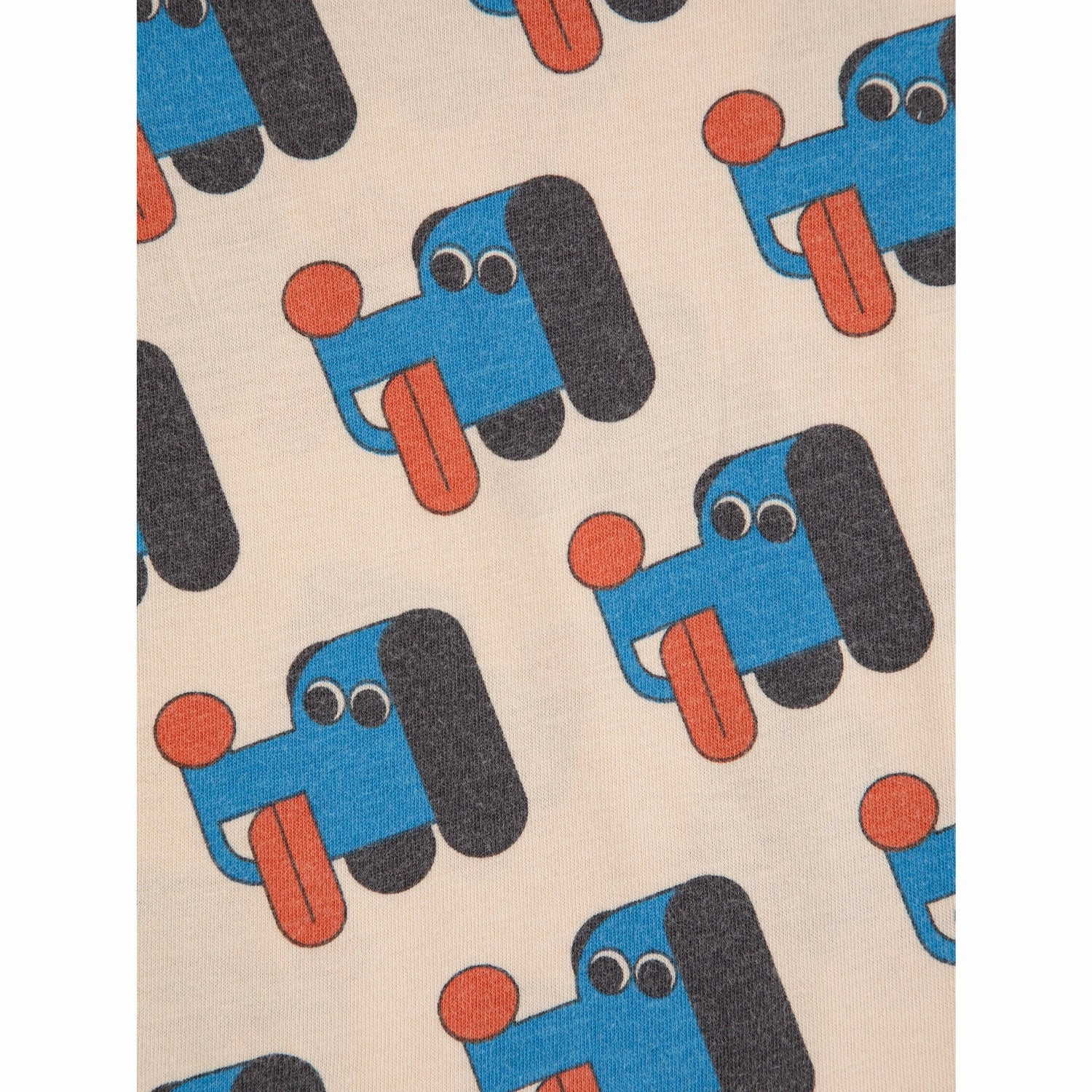 Bobo Choses Offwhite Doggy Mate All Over T-Shirt Non-irritating Weekend Outfit